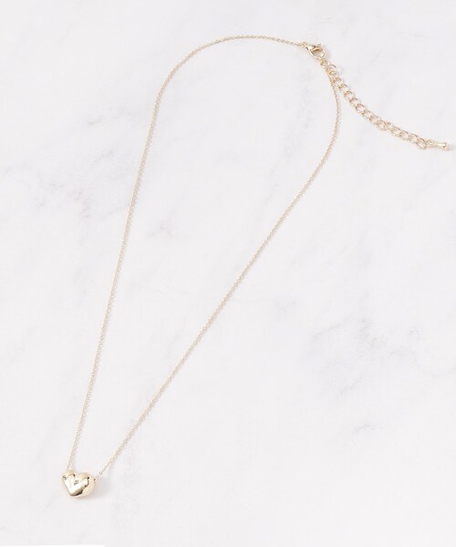 couture brooch（クチュールブローチ）の「◆ハートモチーフネックレス（ネックレス・レディース・ゴールド・00）」の4枚目の写真