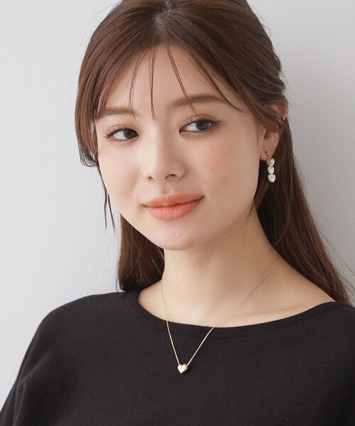 couture brooch（クチュールブローチ）の「◆ハートモチーフネックレス（ネックレス・レディース・ゴールド・00）」の6枚目の写真