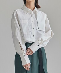 UNITED TOKYO | レイヤードスリーブショートシャツ(シャツ/ブラウス)