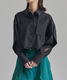 UNITED TOKYO | レイヤードスリーブショートシャツ(シャツ/ブラウス)