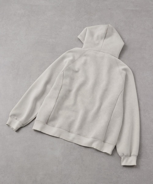 EMMA CLOTHES（エマクローズ）の「ヴィンテージライクケミカルウォッシュ ゲームハイネックパーカー（パーカー・メンズ・ブラック/グレイッシュベージュ/ブラウン・M/L）」の7枚目の写真