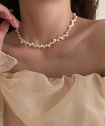 H.TOKYO（エイチトウキョウ）の「オケージョン バロックパールネックレス（ネックレス）」