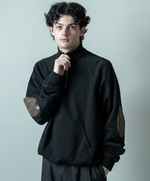 Be.Nection（ビネクション）の「ELBOW PATCH HALF-ZIP SWEATSHIRT / エルボーパッチハーフジップスウェット（スウェット）」