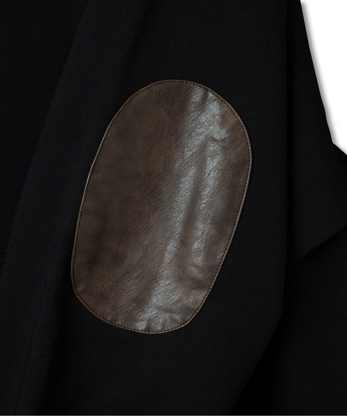 Be.Nection(ビネクション)の「ELBOW PATCH HALF-ZIP SWEATSHIRT / エルボーパッチハーフジップスウェット(スウェット・メンズ・グレー/ブラック・MEDIUM/LARGE)」の12枚目の写真