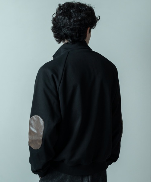 セール】ELBOW PATCH HALF-ZIP SWEATSHIRT / エルボーパッチハーフ