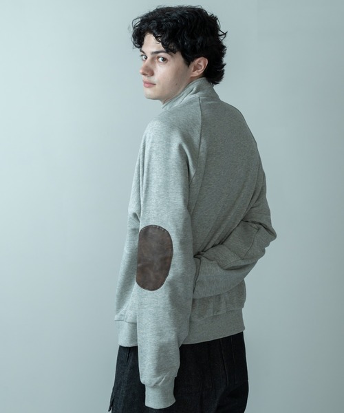 Be.Nection(ビネクション)の「ELBOW PATCH HALF-ZIP SWEATSHIRT / エルボーパッチハーフジップスウェット(スウェット・メンズ・グレー/ブラック・MEDIUM/LARGE)」の20枚目の写真