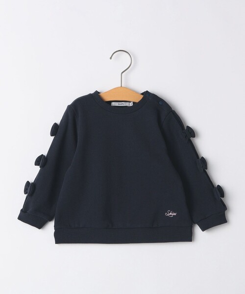 セール】SHIPS KIDS:80～90cm / リボン スウェット（スウェット