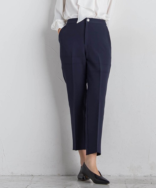 QUEENS COURT（クイーンズコート）の「テーパードパンツ≪洗濯機で洗える/撥水加工≫（その他パンツ・レディース・ブラック/ネイビー/ピンク・S/XS/M）」の13枚目の写真