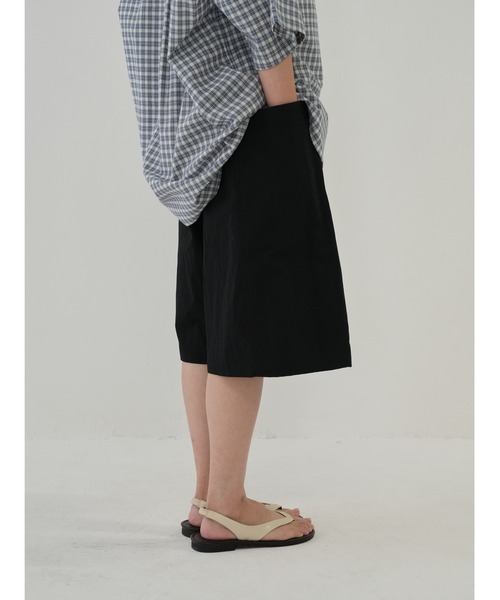 Bargiee（バージー）の「サイドポケット ハーフパンツ ユニセックス（チノパンツ・メンズ・カーキ/ブラック/クリーム/ブラウン・S/M）」の8枚目の写真