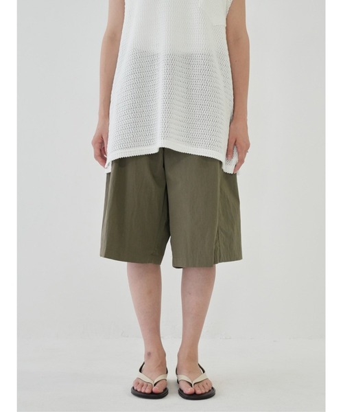 Bargiee（バージー）の「サイドポケット ハーフパンツ ユニセックス（チノパンツ・メンズ・カーキ/ブラック/クリーム/ブラウン・S/M）」の20枚目の写真