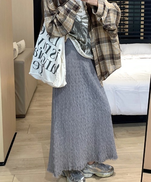 【グランジ】Fuzzykon 25ss ポリレーヨン Aラインカモ柄スカート グランジ】Fuzzykon 25ss ポリレーヨン Aラインカモ柄スカート