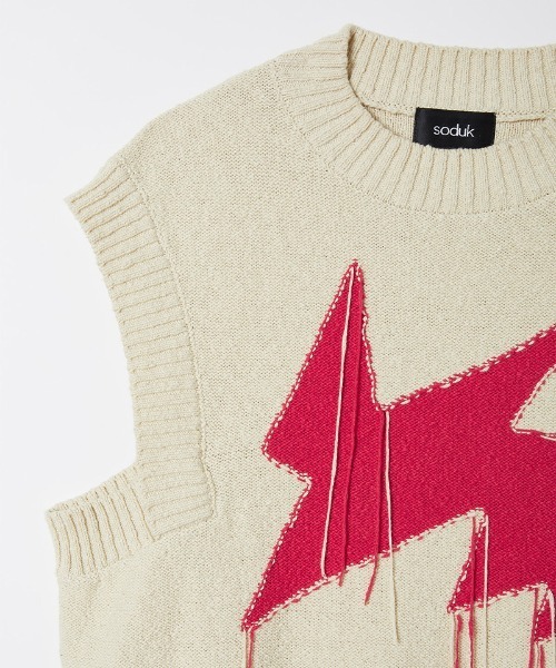 セール】flash! knit vest（ベスト）｜soduk（スドーク）の