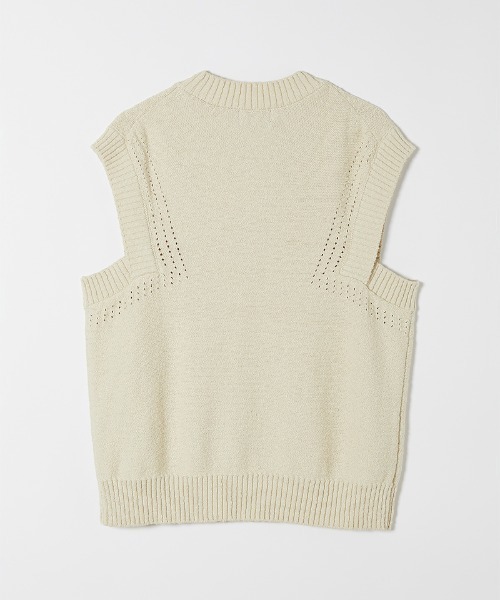 soduk(スドーク)の「【soduk】flash! knit vest(ベスト・レディース・ブラック/ベージュ・ONE SIZE)」の8枚目の写真