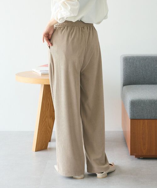 CRAFT STANDARD BOUTIQUE（クラフトスタンダードブティック）の「カットコーデュロイパンツ（その他パンツ・レディース・オレンジ/モカ/チャコールグレー/ブラック/グレイッシュベージュ・M/L）」の10枚目の写真