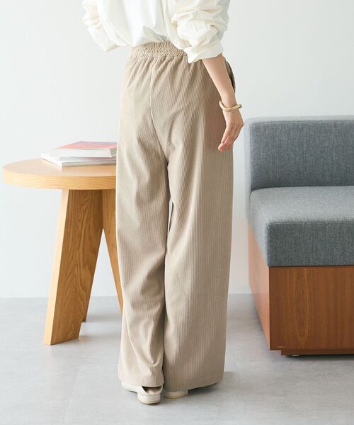 CRAFT STANDARD BOUTIQUE（クラフトスタンダードブティック）の「カットコーデュロイパンツ（その他パンツ・レディース・オレンジ/モカ/チャコールグレー/ブラック/グレイッシュベージュ・M/L）」の11枚目の写真