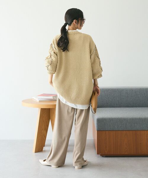 CRAFT STANDARD BOUTIQUE（クラフトスタンダードブティック）の「カットコーデュロイパンツ（その他パンツ・レディース・オレンジ/モカ/チャコールグレー/ブラック/グレイッシュベージュ・M/L）」の17枚目の写真