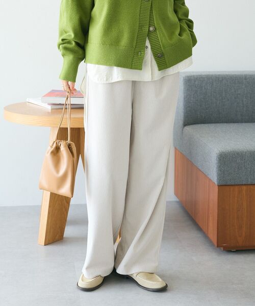 CRAFT STANDARD BOUTIQUE（クラフトスタンダードブティック）の「カットコーデュロイパンツ（その他パンツ・レディース・オレンジ/モカ/チャコールグレー/ブラック/グレイッシュベージュ・M/L）」の19枚目の写真