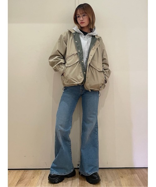 Levi's(リーバイス)の「Levi's(リーバイス)【レディース】「RIB CAGE」デニムフレア(デニムパンツ・レディース・ダークインディゴブルー・25inch/26inch/27inch/24inch)」の17枚目の写真