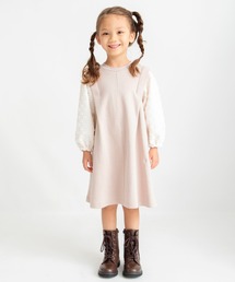 袖ふんわりワンピース