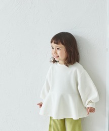 pairmanon | 【リンクコーデ】裏起毛 ペプラム プルオーバー(スウェット)