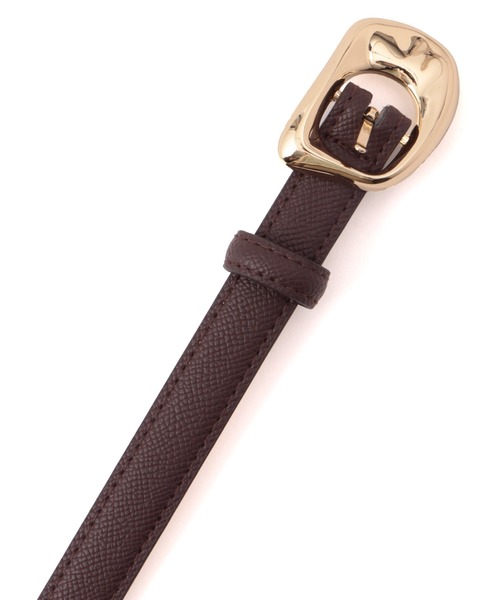 VIS(ビス)の「18mm幅ニュアンス変形(ベルト・レディース・ブラック/ダークブラウン・FREE)」の5枚目の写真