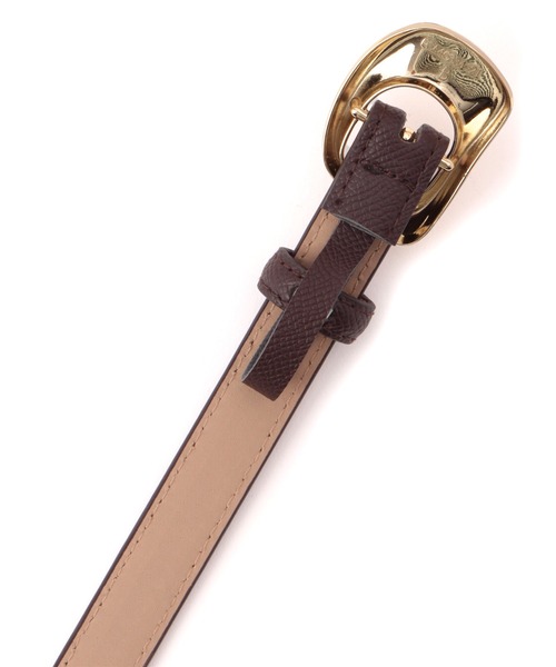 VIS(ビス)の「18mm幅ニュアンス変形(ベルト・レディース・ブラック/ダークブラウン・FREE)」の6枚目の写真