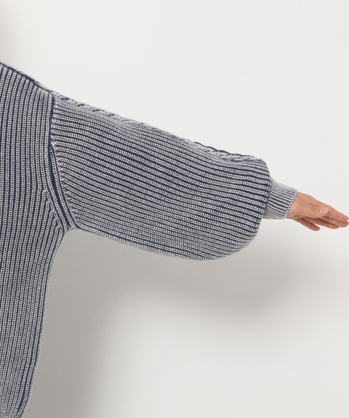 HARE(ハレ)の「2WAYカコウミドルニット(HARE)(ニット/セーター・レディース・ブラック/ブルー・FREE)」の22枚目の写真