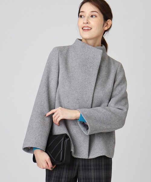 セール】【日本製／ショートコート】スカートにもパンツにも◎軽くて