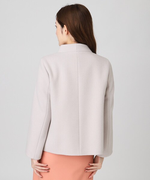 COUP DE CHANCE(クードシャンス)の「◆【日本製/ショートコート】スカートにもパンツにも◎軽くて暖かいショートコート(その他アウター・レディース・ブラック/グレー系4/ゴールド系その他5/ライトグレー・34/36/38/40)」の11枚目の写真