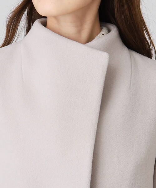 COUP DE CHANCE(クードシャンス)の「◆【日本製/ショートコート】スカートにもパンツにも◎軽くて暖かいショートコート(その他アウター・レディース・ブラック/グレー系4/ゴールド系その他5/ライトグレー・34/36/38/40)」の10枚目の写真