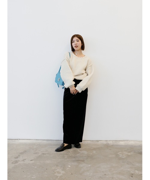 Katrin TOKYO（カトリーントーキョー）の「handmade scalloped frill knit（ニット/セーター・レディース・レモンイエロー/アイボリー・XS/FREE）」の10枚目の写真