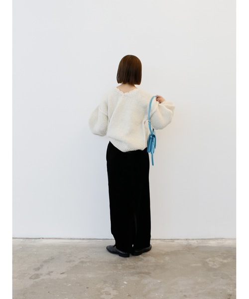 Katrin TOKYO（カトリーントーキョー）の「handmade scalloped frill knit（ニット/セーター・レディース・レモンイエロー/アイボリー・XS/FREE）」の12枚目の写真