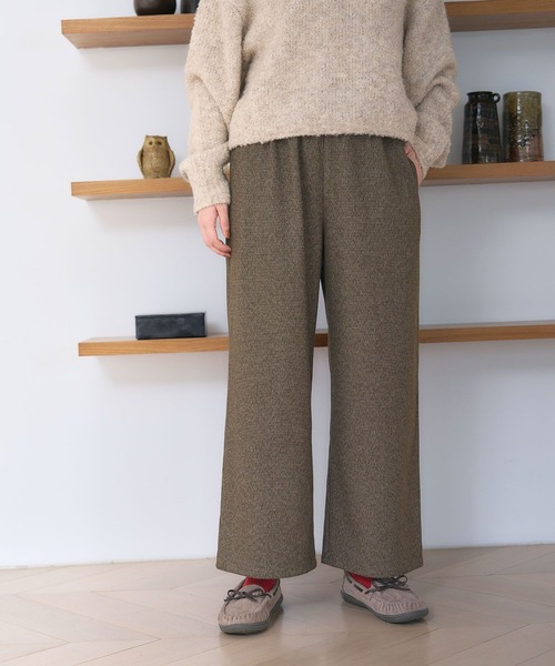 studio CLIP（スタディオクリップ）の「あったかストレートパンツ[プチ・プラスサイズあり]（その他パンツ・レディース・ネイビー/ブラウン/その他1/その他2・SMALL/MEDIUM/LARGE/X-LARGE/XX-LARGE/XXX-LARGE/PF）」の6枚目の写真