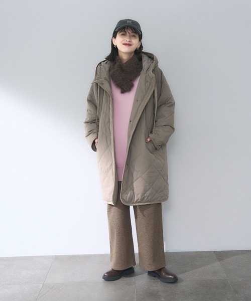 studio CLIP（スタディオクリップ）の「あったかストレートパンツ[プチ・プラスサイズあり]（その他パンツ・レディース・ネイビー/ブラウン/その他1/その他2・SMALL/MEDIUM/LARGE/X-LARGE/XX-LARGE/XXX-LARGE/PF）」の13枚目の写真