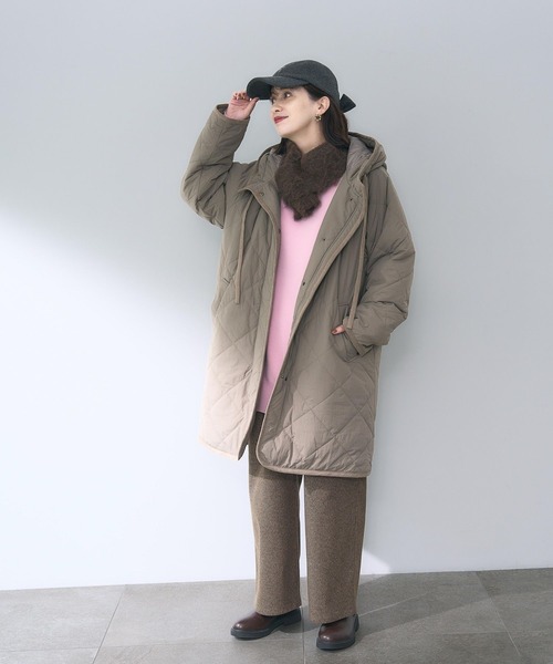 studio CLIP（スタディオクリップ）の「あったかストレートパンツ[プチ・プラスサイズあり]（その他パンツ・レディース・ネイビー/ブラウン/その他1/その他2・SMALL/MEDIUM/LARGE/X-LARGE/XX-LARGE/XXX-LARGE/PF）」の14枚目の写真