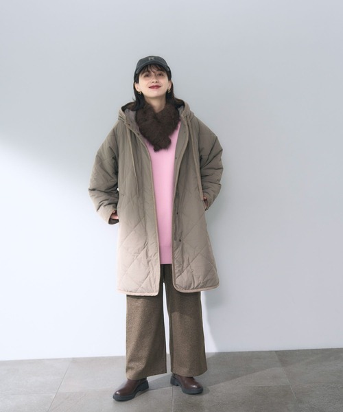 studio CLIP（スタディオクリップ）の「あったかストレートパンツ[プチ・プラスサイズあり]（その他パンツ・レディース・ネイビー/ブラウン/その他1/その他2・SMALL/MEDIUM/LARGE/X-LARGE/XX-LARGE/XXX-LARGE/PF）」の17枚目の写真