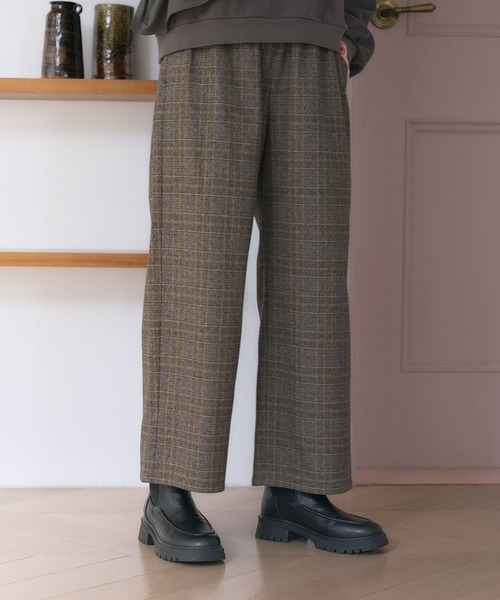 studio CLIP（スタディオクリップ）の「あったかストレートパンツ[プチ・プラスサイズあり]（その他パンツ・レディース・ネイビー/ブラウン/その他1/その他2・SMALL/MEDIUM/LARGE/X-LARGE/XX-LARGE/XXX-LARGE/PF）」の20枚目の写真