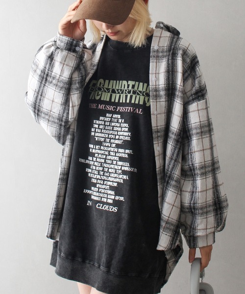 SpRay(スプレイ)の「裏起毛ピグメントプリントスウェット(スウェット・レディース・A/B/C/D/E・FREE)」の13枚目の写真