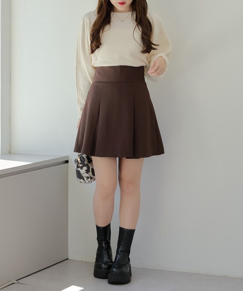 continuer de NICE CLAUP（コンティニューデナイスクラップ）の「2WAYリボンニット+キャミセット（ニット/セーター・レディース・グレー/アイボリー/チャコール/ピンク・FREE）」の10枚目の写真