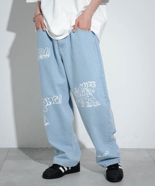 ∴WEGO/別注NEW JACKワイドデニムパンツ（デニムパンツ）｜NEW JACK