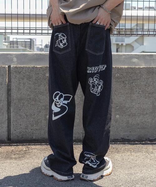 セール】∴WEGO/別注NEW JACKワイドデニムパンツ（デニムパンツ）｜NEW