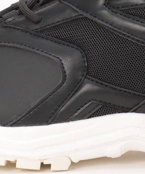 ikka(イッカ)の「【雑誌InRed4月号掲載】ダッドスニーカー(スニーカー・レディース・ブラック/ホワイト・L/M)」の10枚目の写真