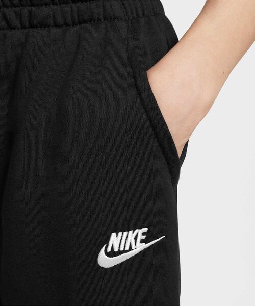 NIKE（ナイキ）の「ナイキ クラブ フリース ジュニア フレンチ テリー ジョガー / Nike Club Fleece Big Kids' French Terry Joggers FD3019-010 Black（スウェットパンツ・キッズ・ブラック・130/140/150/160/170）」の5枚目の写真