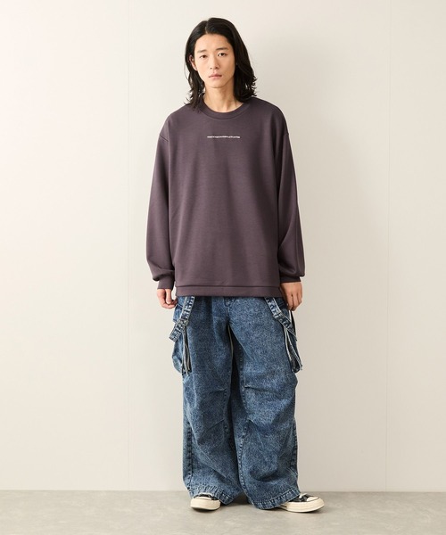 サイドジップエッセンシャルプルオーバー（Tシャツ/カットソー）｜JUNRED（ジュンレッド）