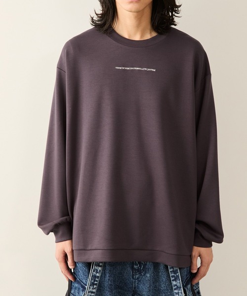 サイドジップエッセンシャルプルオーバー（Tシャツ/カットソー）｜JUNRED（ジュンレッド）