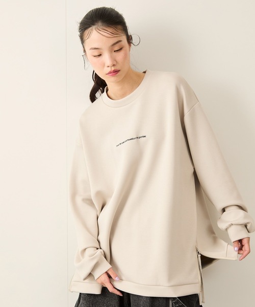 サイドジップエッセンシャルプルオーバー（Tシャツ/カットソー）｜JUNRED（ジュンレッド）