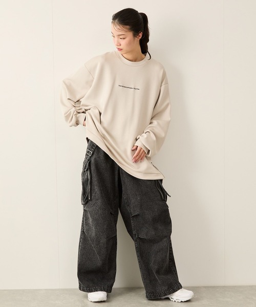 サイドジップエッセンシャルプルオーバー（Tシャツ/カットソー）｜JUNRED（ジュンレッド）