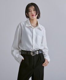 Ellno Loset | スタッズツキシャツ(シャツ/ブラウス)