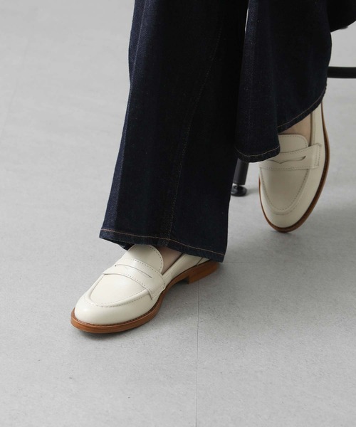 ENESS ローファー 37 eness ローファー 「ENESS」track sole leather bit loafer