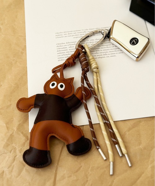 NOLITA LABORATORY(ノリータラボラトリー)の「【 NOLITA / ノリータ 】バッグチャーム キーホルダー キーリング カラビナ(チャーム・レディース・ブラック/ブラウン・FREE)」の4枚目の写真